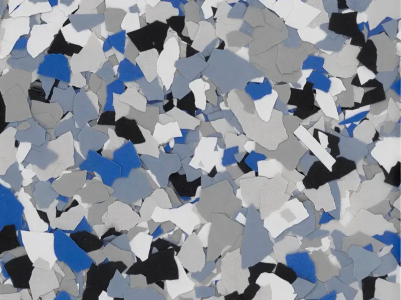 Flake close up — ANVIL Arc Blue