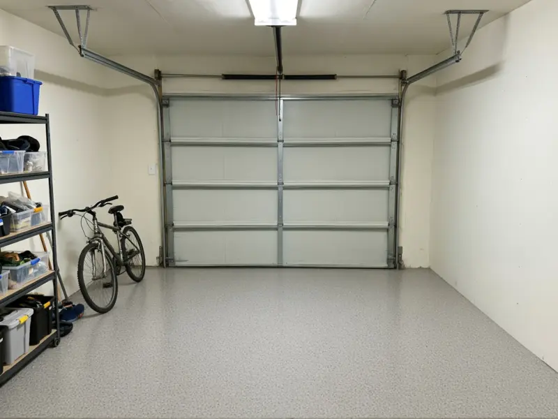 In a garage — ANVIL Limestone