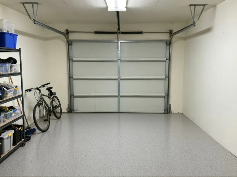 In a garage — ANVIL Whitewash